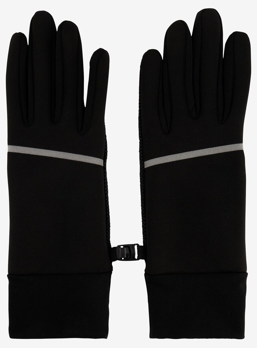 dames handschoenen softshell met touchscreen zwart - 1000028918 - HEMA
