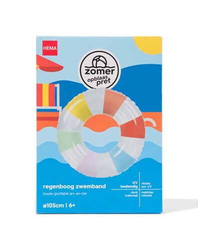 zwemband regenboog Ø105cm - 15870010 - HEMA