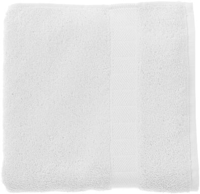 handdoek - 60 x 110 cm - zware kwaliteit - wit wit handdoek 60 x 110 - 5213600 - HEMA