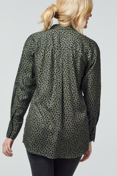 dames blouse Ilana groen groen - 1000029255 - HEMA