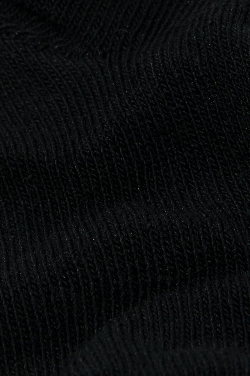 5-pak kinder enkelsokken zwart zwart - 1000002041 - HEMA