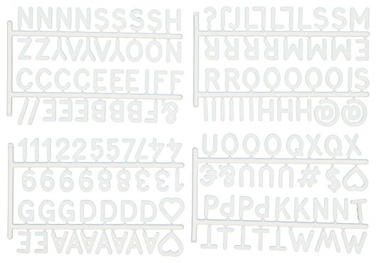letters voor letterbord krat wit - 39821030 - HEMA