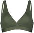 dames bikinitop zonder beugel - glitters groen - 1000027478 - HEMA