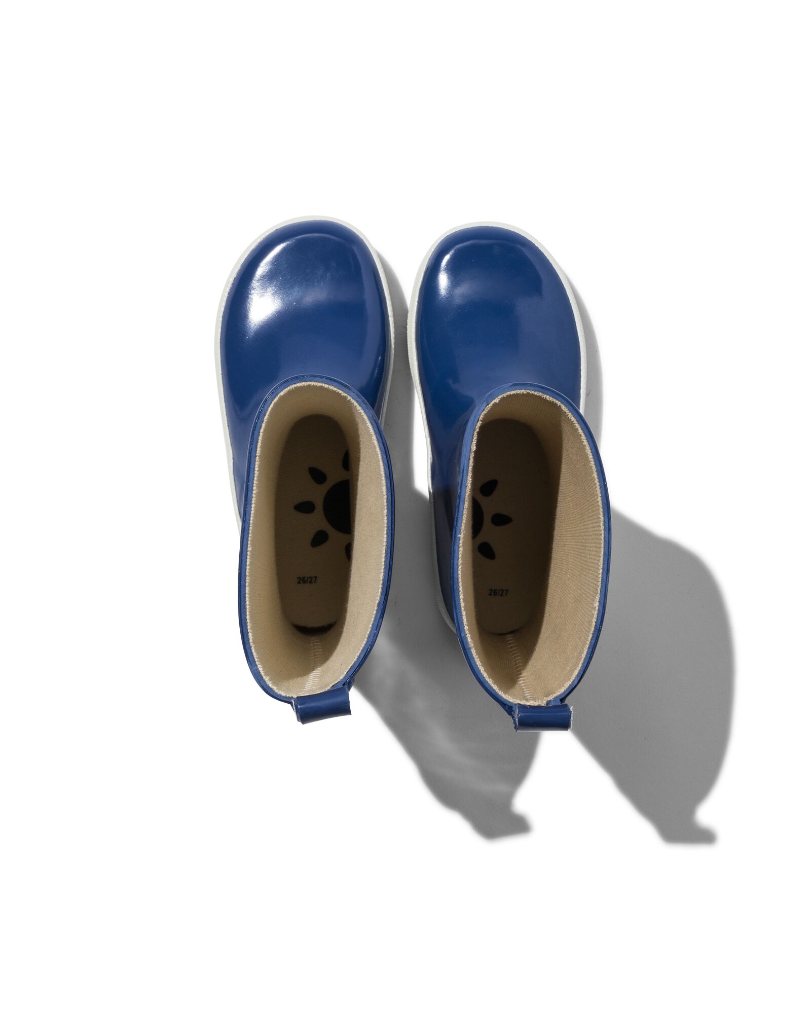 kinder regenlaarzen rubber blauw blauw - 1000029894 - HEMA