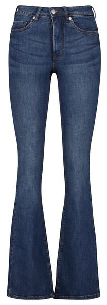 dames jeans bootcut shaping fit middenblauw middenblauw - 1000026674 - HEMA
