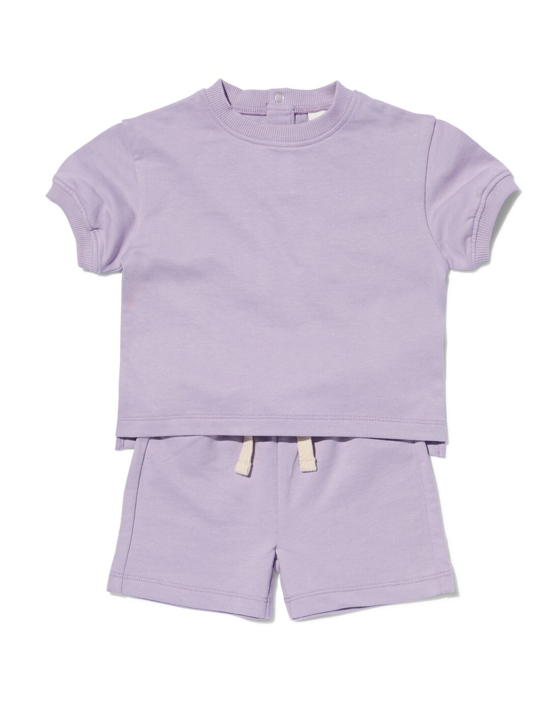 baby kleding sweatset paars