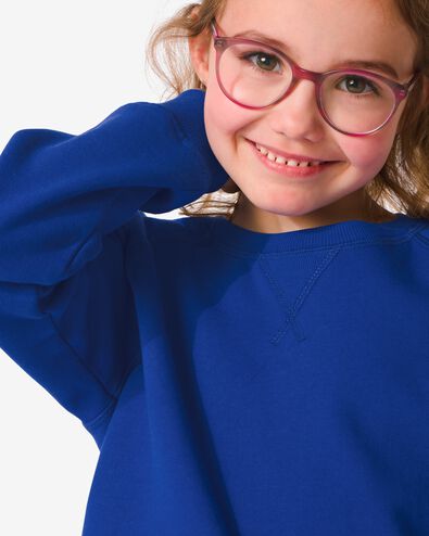 kindersweater blauw blauw - 30779201BLUE - HEMA