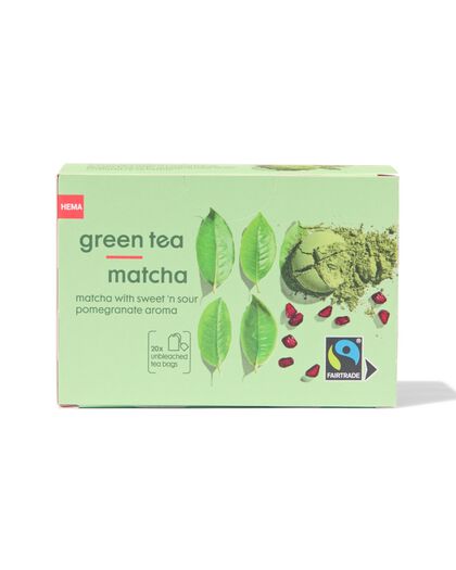 groene thee matcha - 20 stuks - 17190110 - HEMA