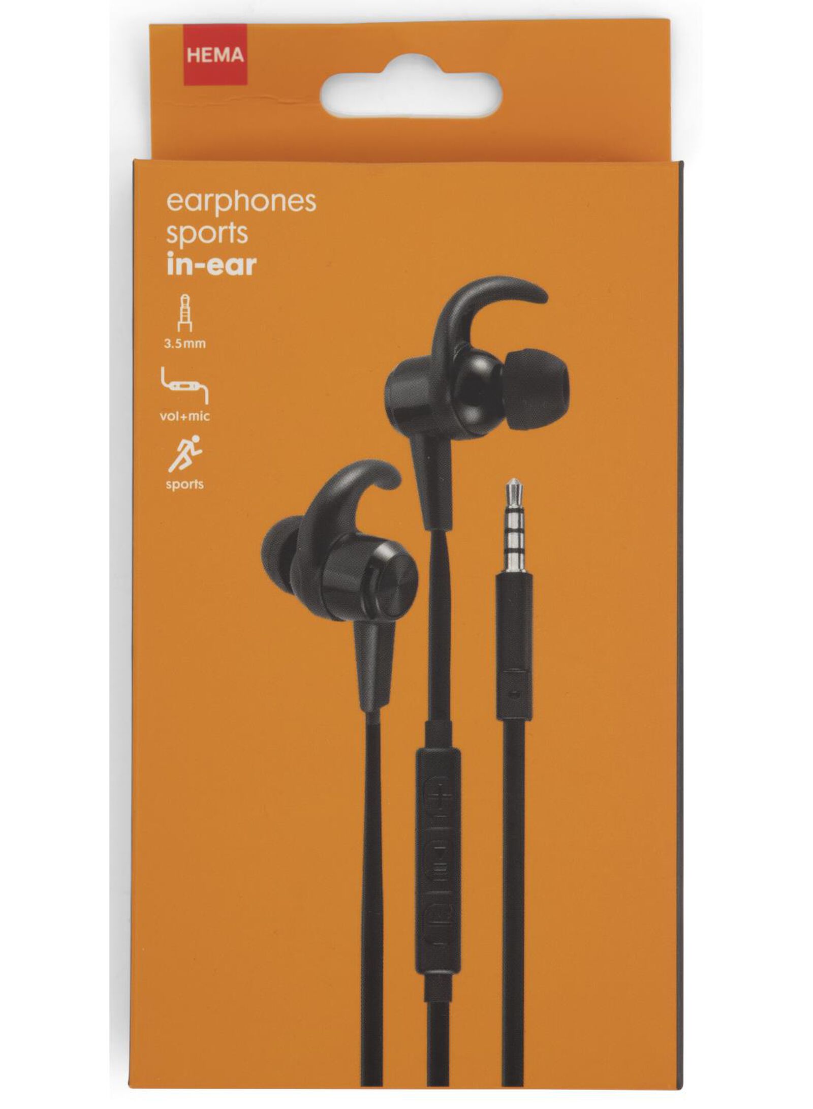 oortelefoon in-ear sport - 39630137 - HEMA