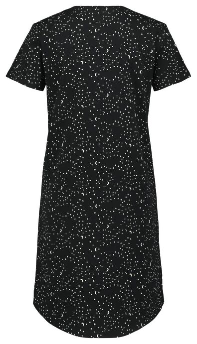 damesnachthemd sterren zwart - 1000023351 - HEMA