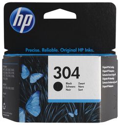 cartridge HP 304 zwart - 38300104 - HEMA