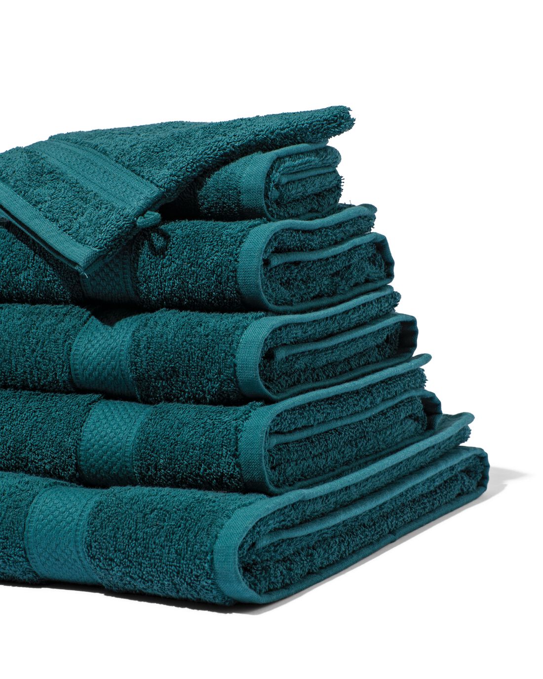 HEMA Handdoeken Zware Kwaliteit Donkergroen (donkergroen)