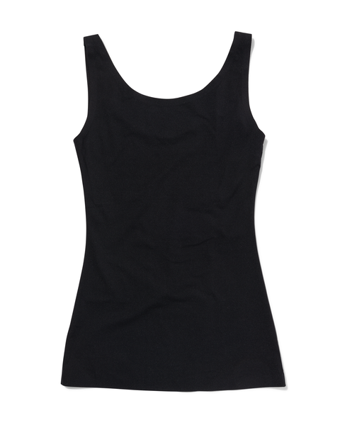 medium corrigerend hemd zwart zwart - 1000002420 - HEMA