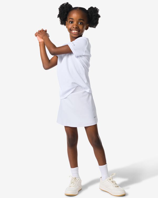 kinder sportrokje wit wit - 30670018WHITE - HEMA