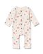 newborn jumpsuit wafel bloemen - 1000029838 - HEMA