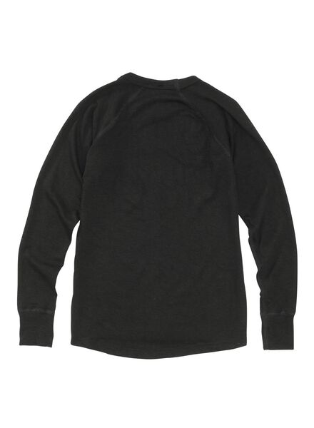 kinder thermo t-shirt zwart 134/140 - 19309214 - HEMA