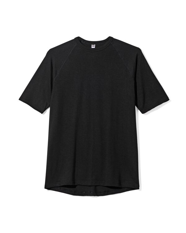 heren thermo t-shirt zwart zwart - 1000018852 - HEMA