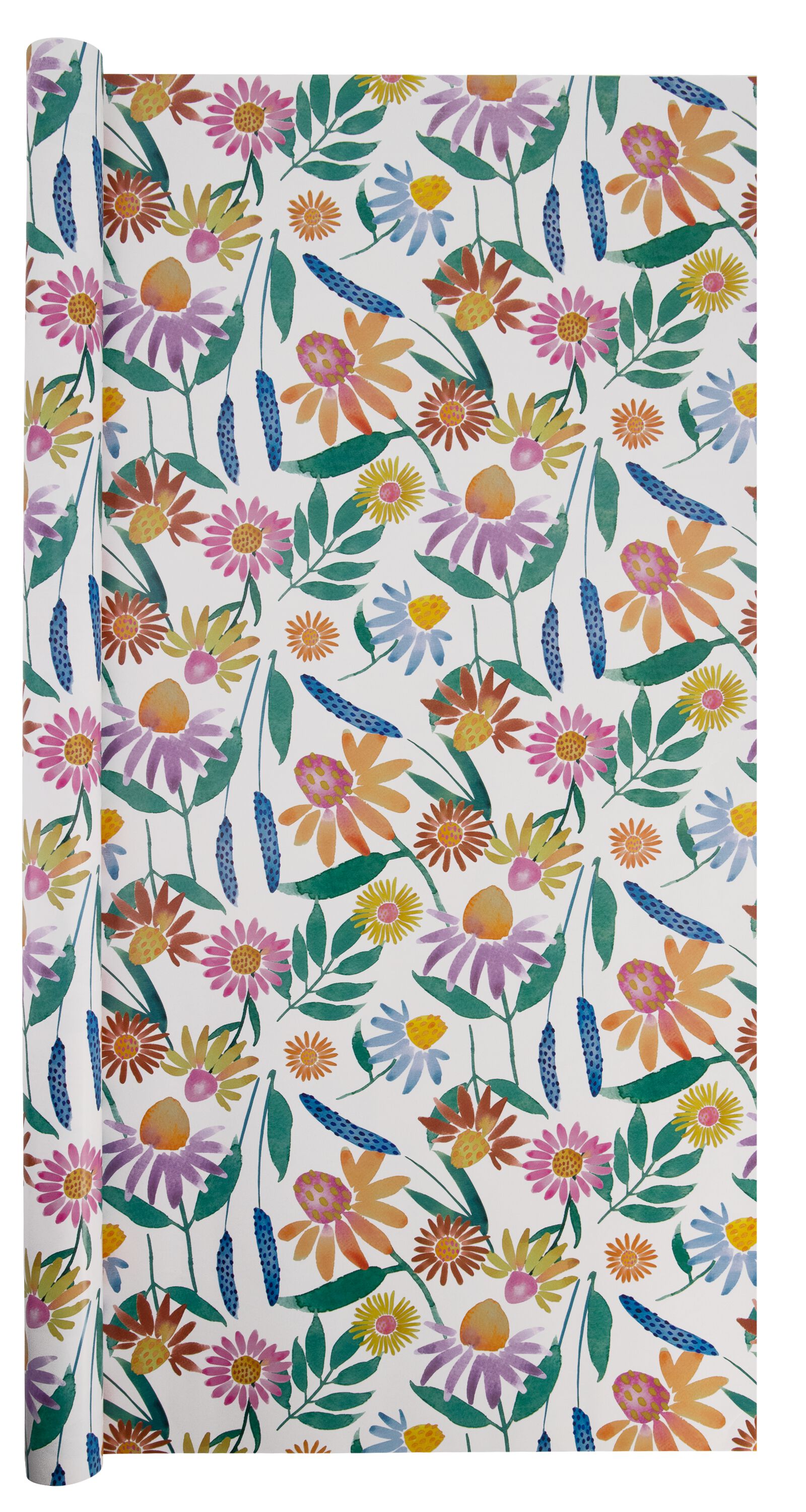 cadeaupapier bloemen 200x70 - 14700562 - HEMA