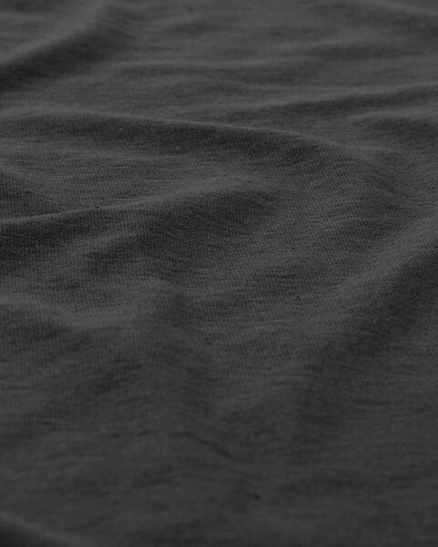 hoeslaken topmatras - jersey katoen - 140 x 200 cm - grijs - 5100160 - HEMA