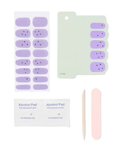gellak nagellaksticker sterren - 16 stuks - 11242452 - HEMA