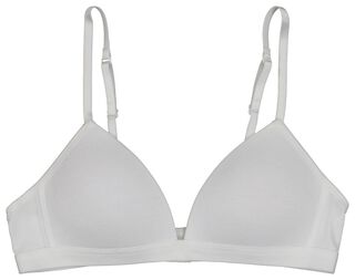Tiener Bh Voorgevormd Zonder Beugel AA-A Wit (wit)