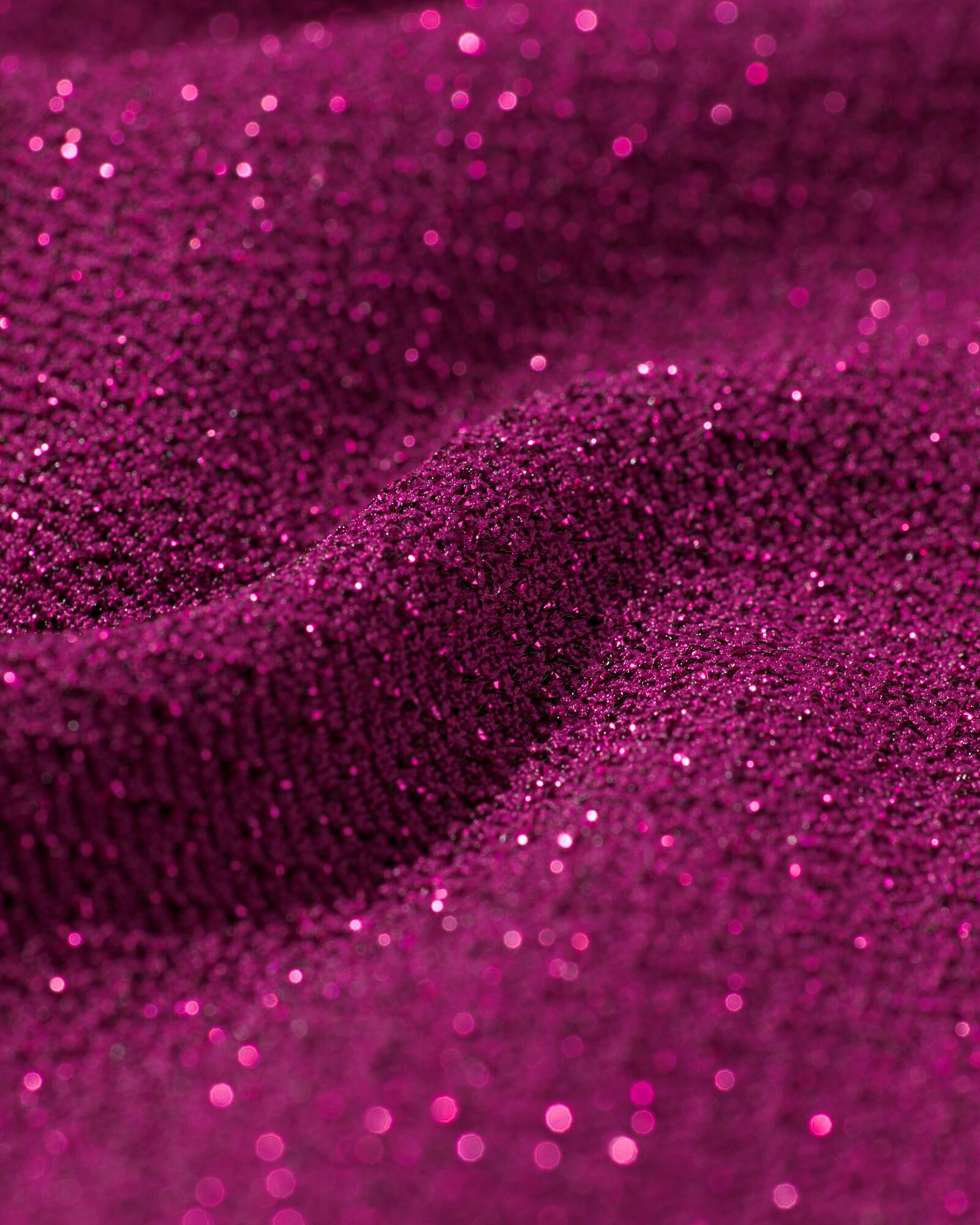 kinderjurk met glitters roze metallic - 30827905METALLICPINK - HEMA