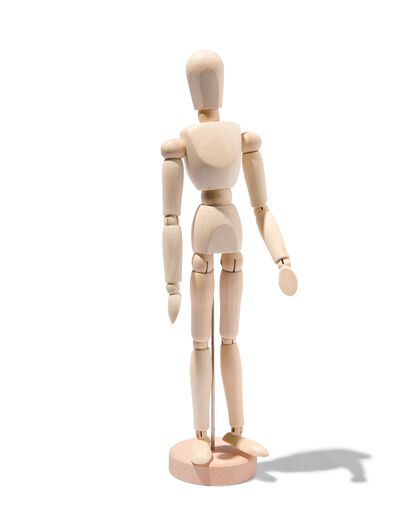 houten figuur 32.5cm - 60720073 - HEMA