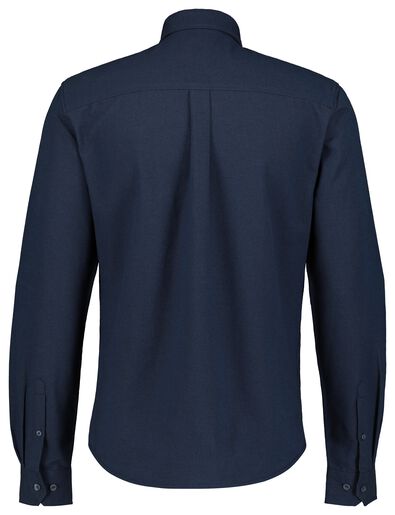 heren overhemd donkerblauw XL - 2170923 - HEMA