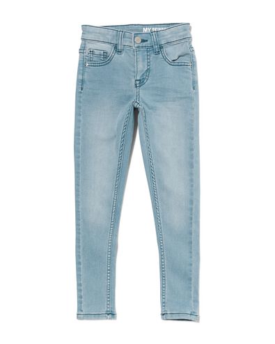 kinder jeans skinny fit lichtblauw 110 - 30863266 - HEMA