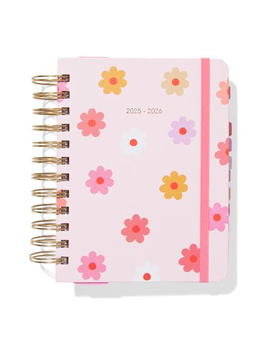 school dagagenda 25-26 17.1x13.2cm bloem - 14580205 - HEMA