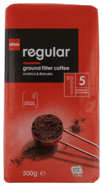 filterkoffie regular - 500 gram - 17170001 - HEMA