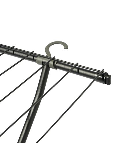 droogrek smal zwart drooglengte 5.5m - 20520012 - HEMA