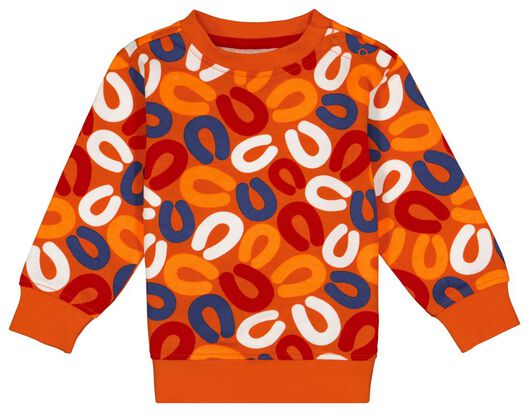 baby sweater WK rookworsten oranje oranje - 1000029271 - HEMA