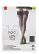 hold ups met kant - matt 15 denier zwart zwart - 1000000955 - HEMA