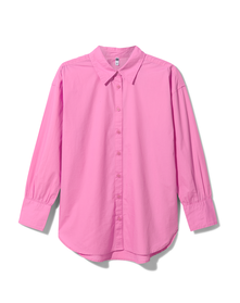 dames blouse poplin India roze roze - 1000029187 - HEMA
