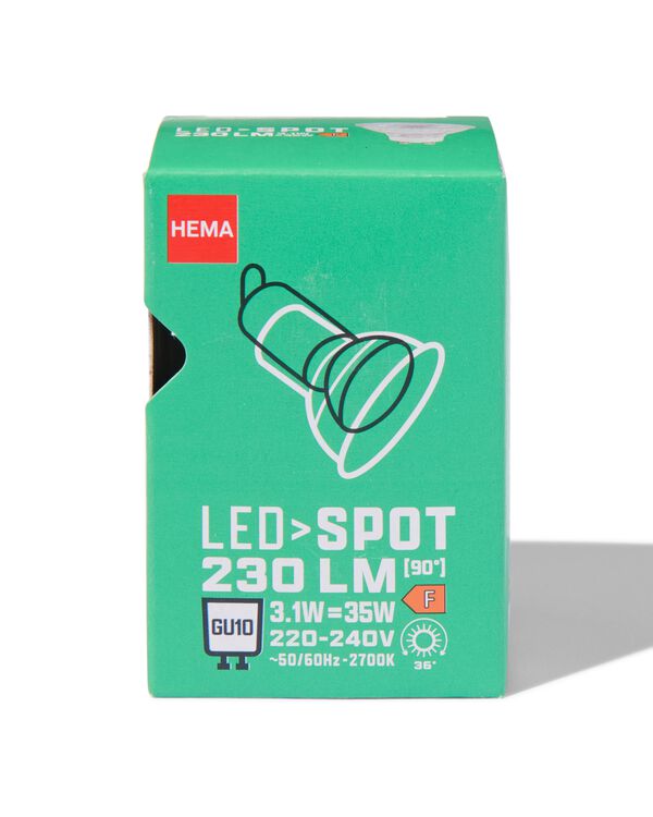 led spot clear GU10 3.1W 230lm - 20070011 - HEMA