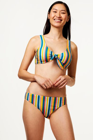 dames bikinitop zonder beugel - strepen multicolor - 1000023324 - HEMA