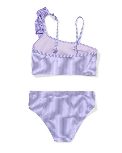 kinderbikini seersucker lila lila - 22250050LILAC - HEMA