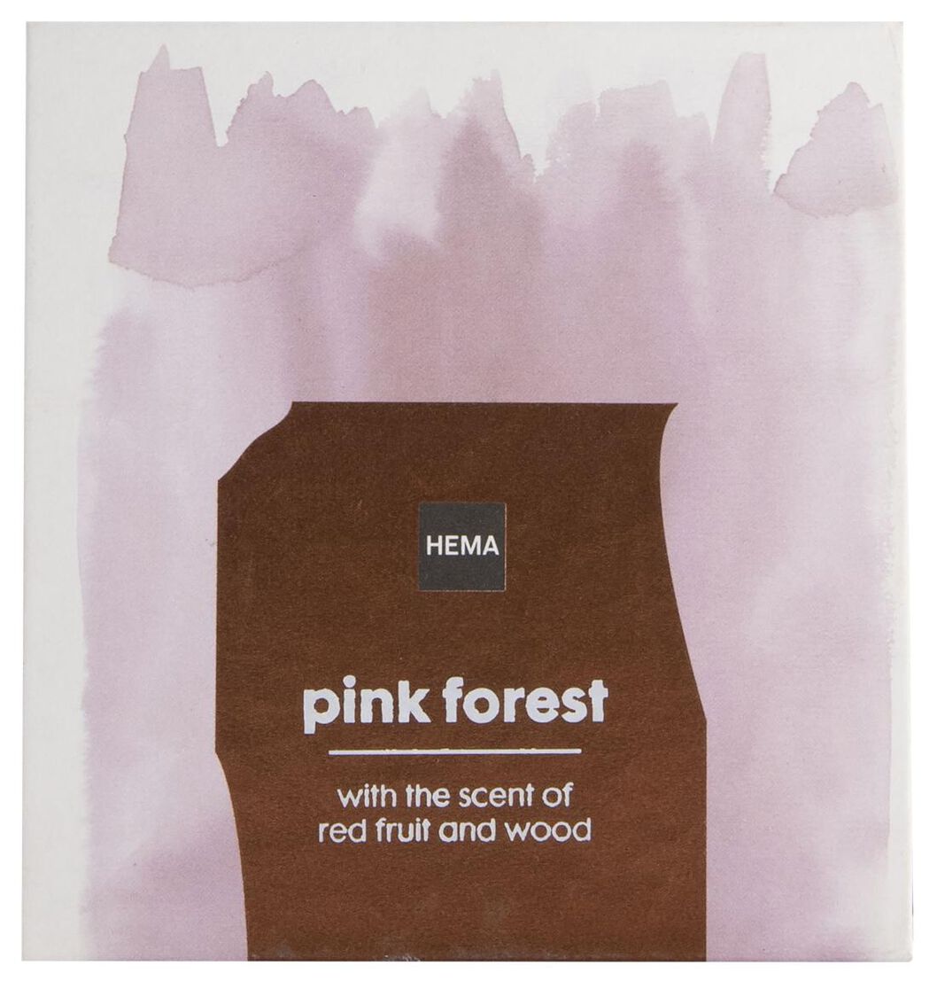 geurkaars in cadeaudoos pink forest - 13502735 - HEMA