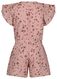 kinder jumpsuit wafel roze - 1000027658 - HEMA