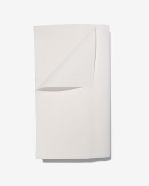 Thermisch Registratie Onderverdelen tafelkleed - 138 x 220 - papier - wit - HEMA