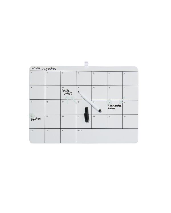 whiteboard 28x39 maandplanner - 14100615 - HEMA