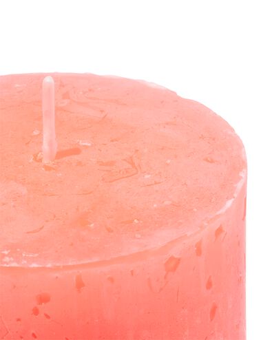 rustieke kaarsen fluor oranje fluor oranje - 2000000050 - HEMA