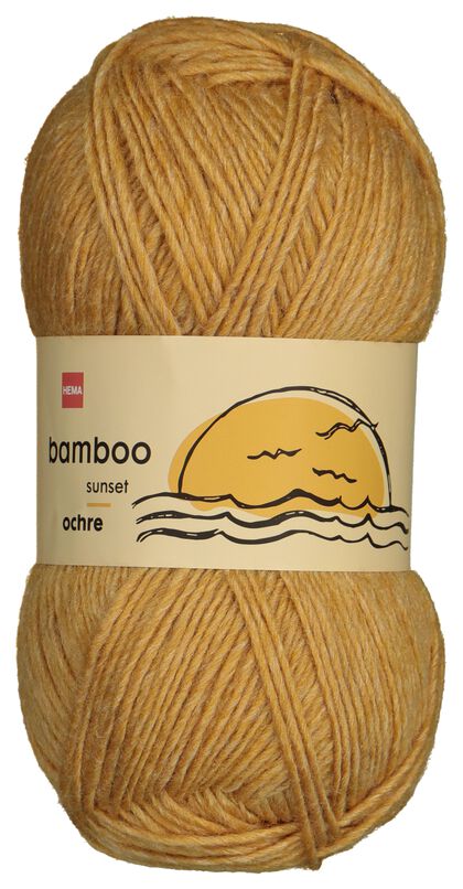 garen wol bamboe 100gram okergeel okergeel - 1000029016 - HEMA