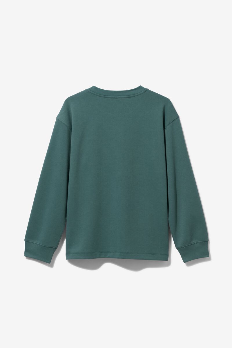dames sweater Olive piqué - 1000030143 - HEMA