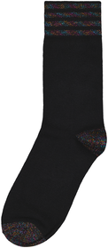 dames kerst sokken met glitters zwart zwart - 1000029377 - HEMA