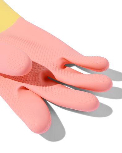 huishoudhandschoenen latex roze M (7-7.5) - 20540032 - HEMA huishoudhandschoenen latex roze M (7-7.5) - 20540032 - HEMA