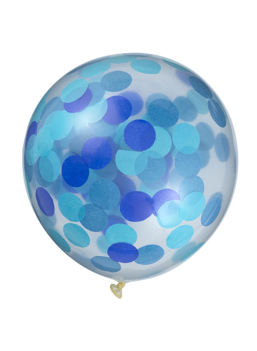 6-pak confetti ballonnen - 14230002 - HEMA