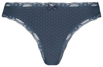 dames slip middenblauw - 1000025794 - HEMA