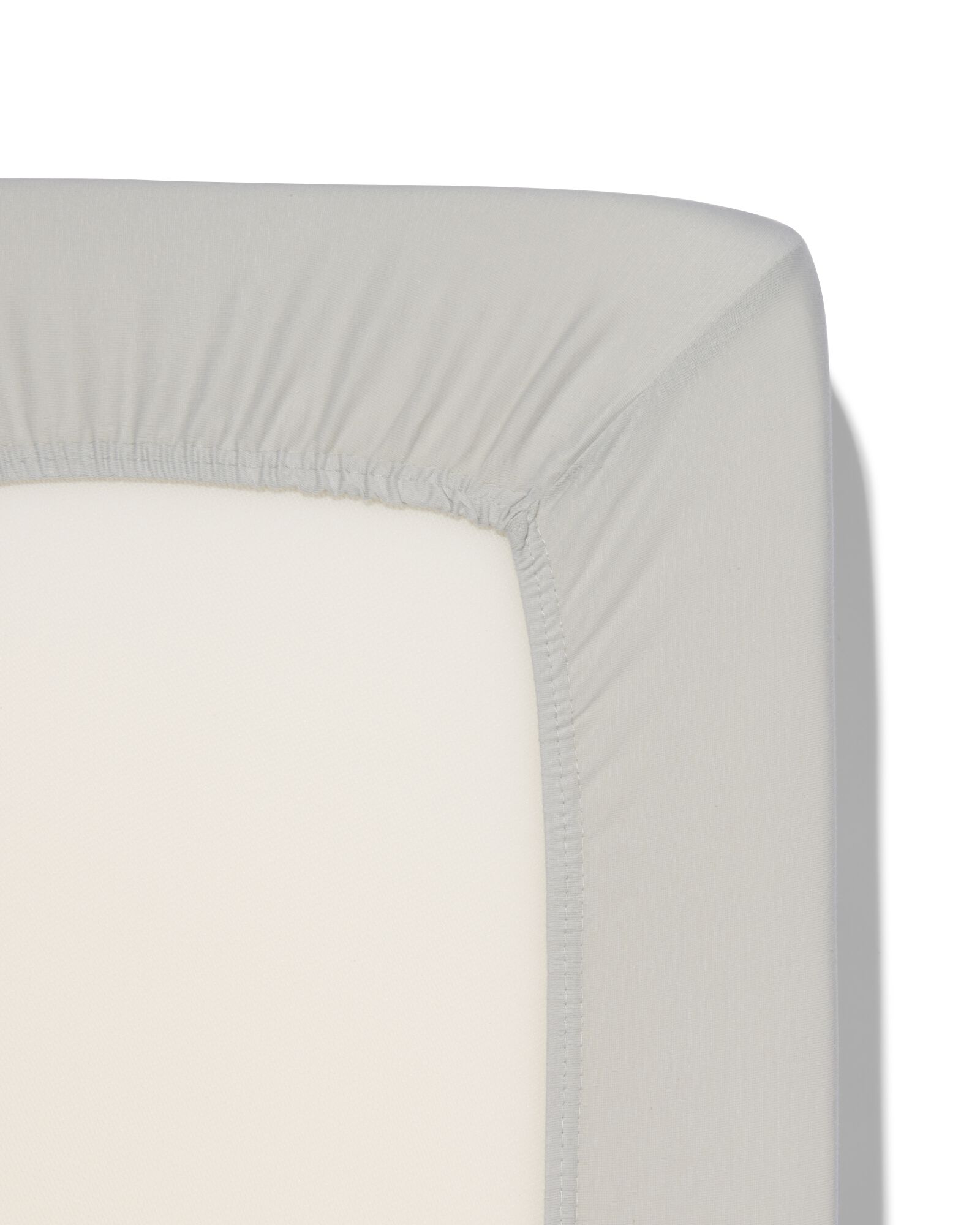 hoeslaken jersey 140x200 donkergrijs - 5190020 - HEMA